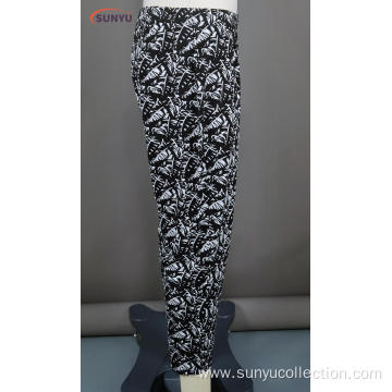 95%viscose 5%elastane jersey pants with all over print